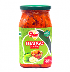 9am Mango Pickle   Glass Jar  400 grams